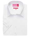 BK153 2216 Brook Taverner Ladies Paduli Short Sleeve Poplin Shirt White colour image